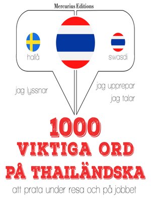 cover image of 1000 viktiga ord på thailändska